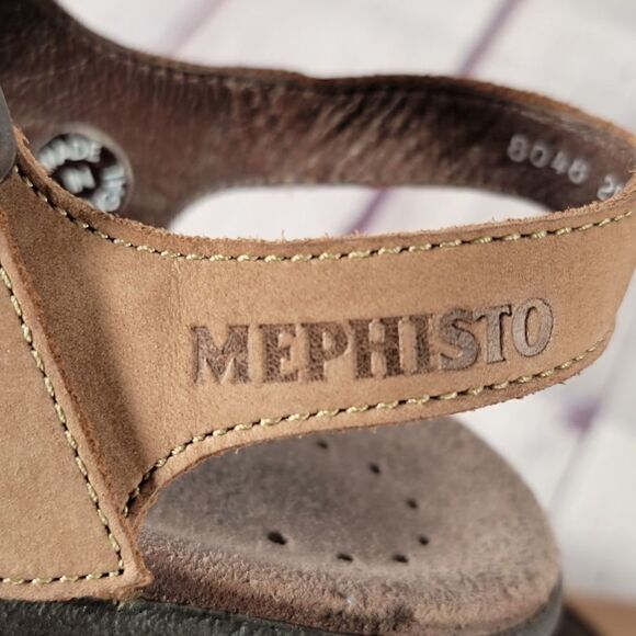 Mephisto Air-Relax Double Buckle Sandals - Picture 7 of 8
